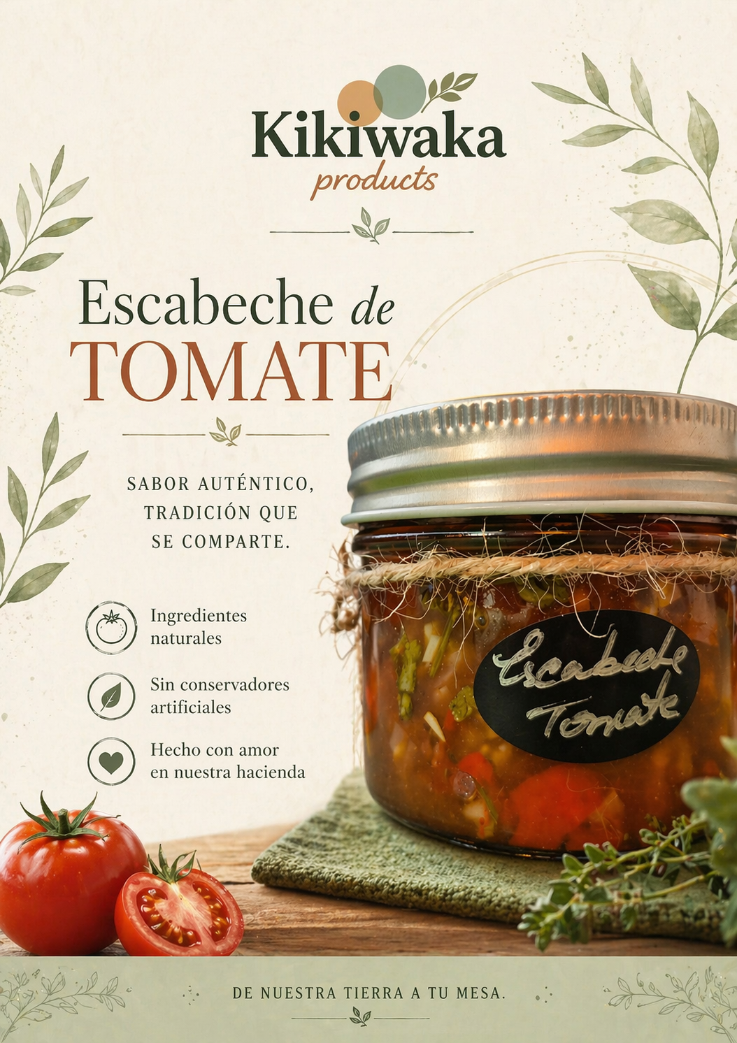 Escabeche de tomate